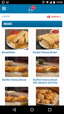 Domino’s Pizza Caribbean android App screenshot 1