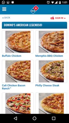 Domino’s Pizza Caribbean android App screenshot 3